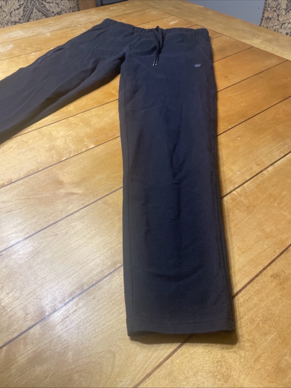 Mack Weldon Ace Sweatpants Black Drawstring Joggers Size Medium Tall Stretch